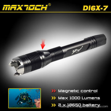 Maxtoch DI6X-7 Cree de plongée étanche